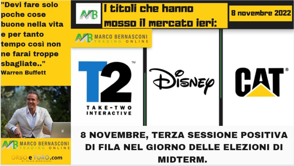 I titoli che hanno mosso il mercato usa ieri 8 novembre 2022