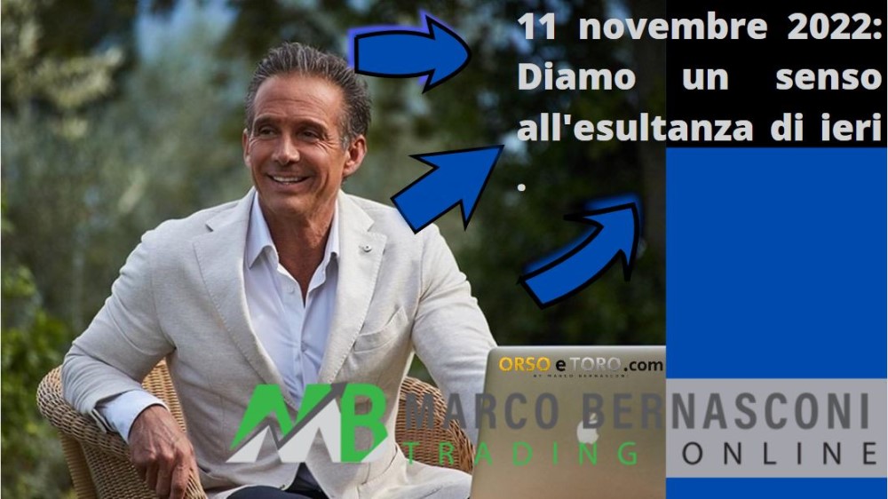 11 novembre 2022: Diamo un senso all'esultanza di ieri.