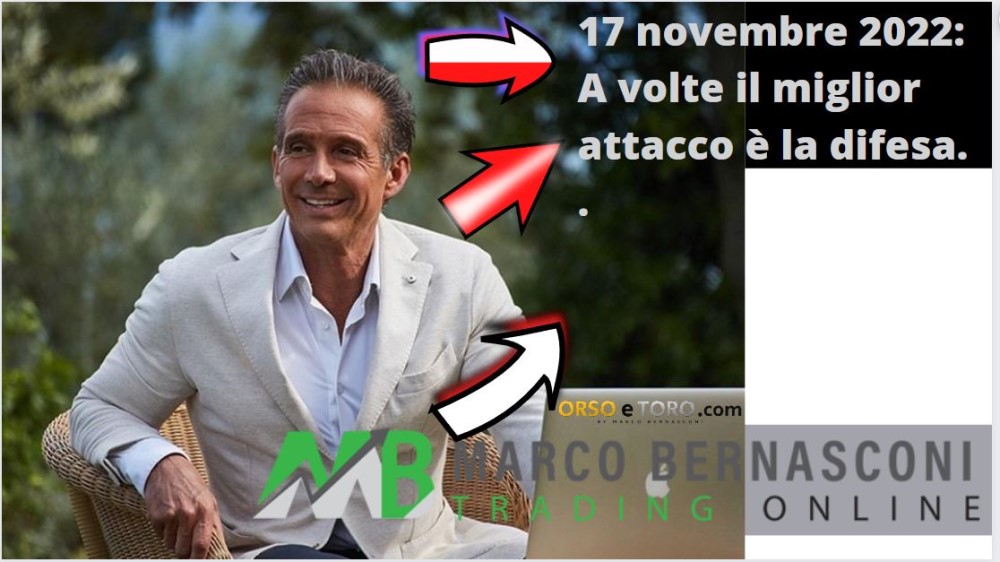 17 novembre 2022: A volte il miglior attacco è la difesa.