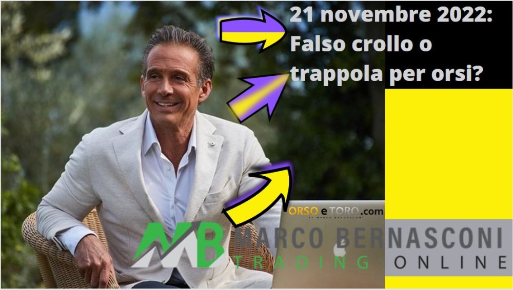 21 novembre 2022: Falso crollo o trappola per orsi?