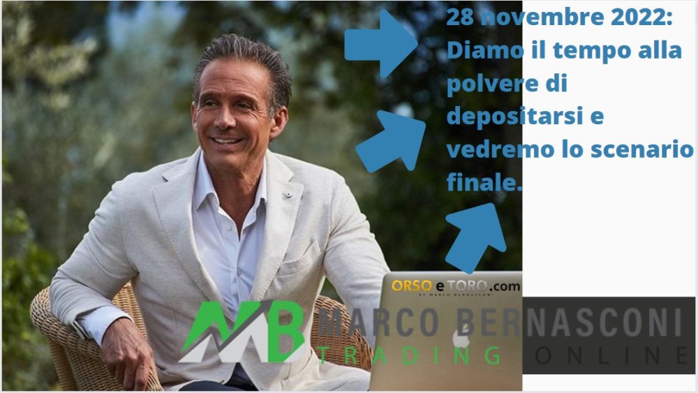 28 novembre 2022: Diamo il tempo alla polvere di depositarsi e vedremo lo scenario finale.