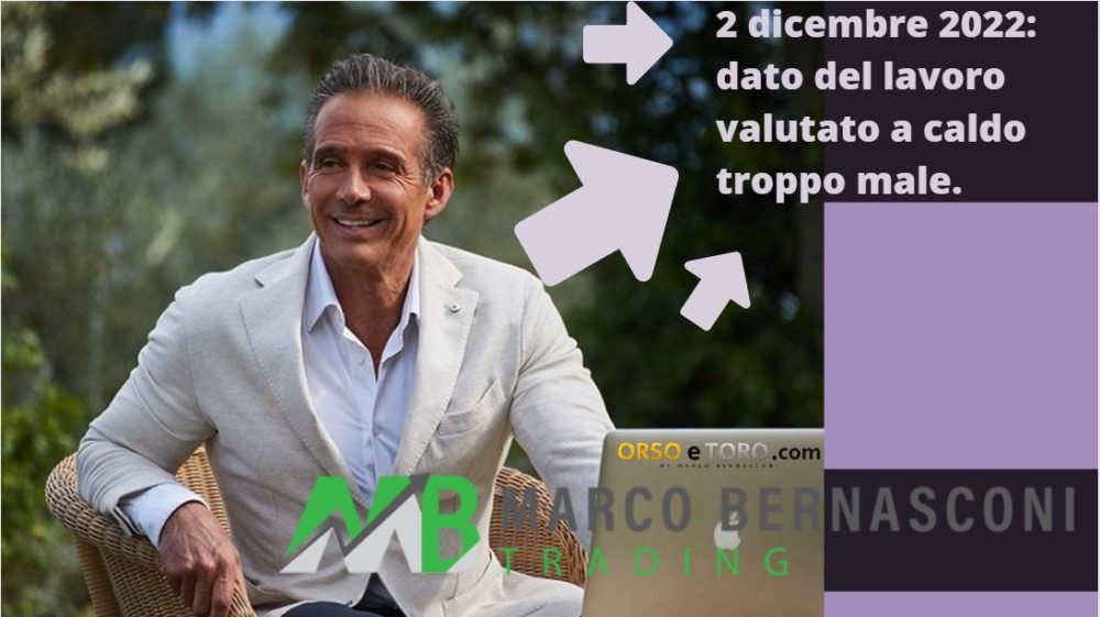 2 dicembre 2022: dato del lavoro valutato a caldo troppo male.