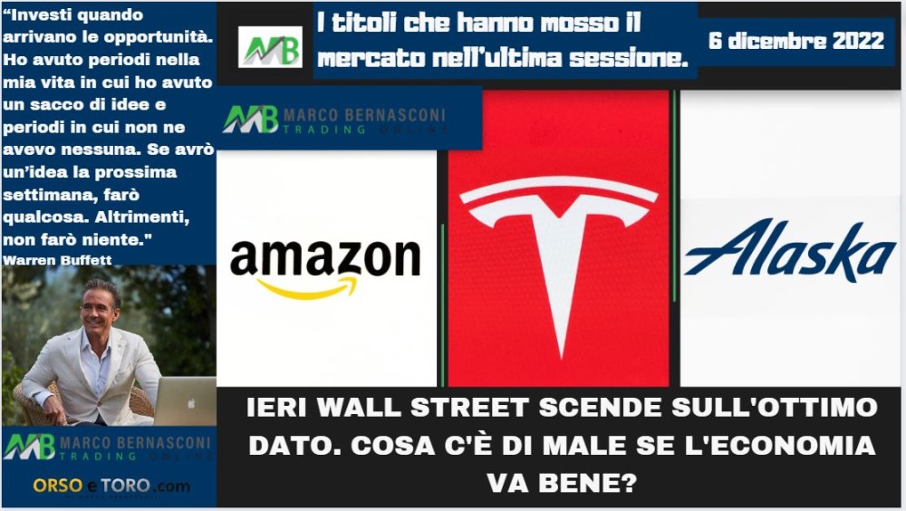 I titoli che hanno mosso il mercato usa il 5 dicembre 2022