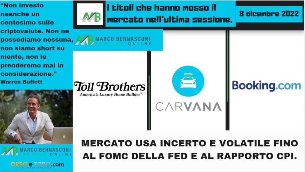 I titoli che hanno mosso il mercato usa il 7 dicembre 2022