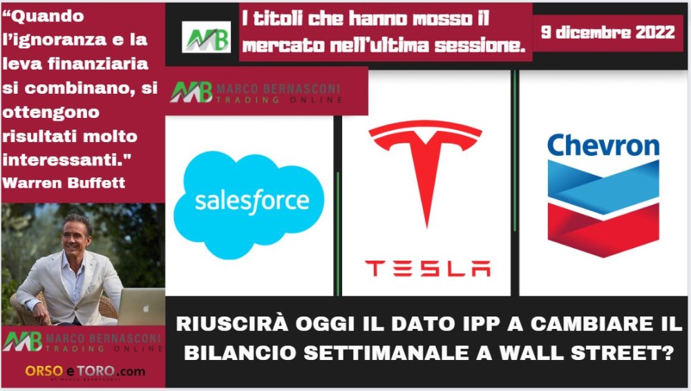 I titoli che hanno mosso il mercato usa il 8 dicembre 2022