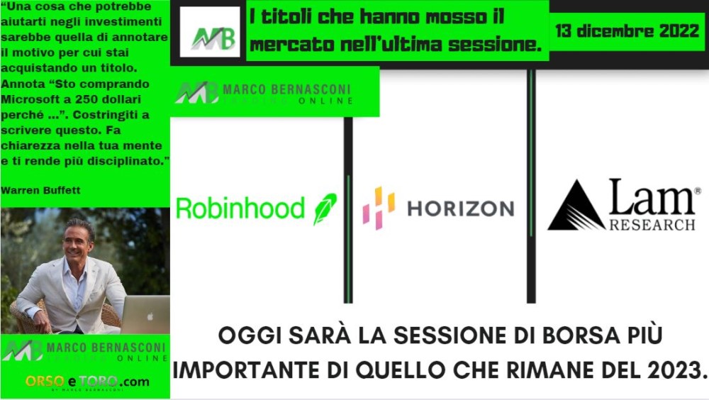 I titoli che hanno mosso il mercato usa il 12 dicembre 2022