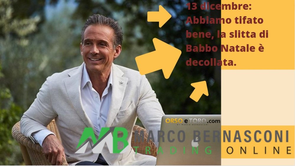 3 dicembre: Abbiamo tifato bene, la slitta di Babbo Natale è decollata.