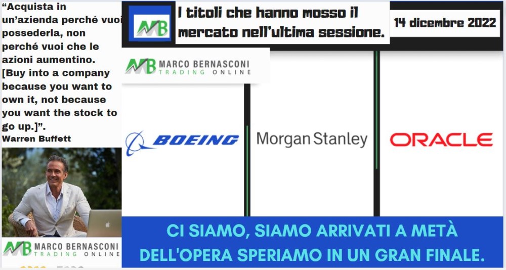 I titoli che hanno mosso il mercato usa il 14 dicembre 2022