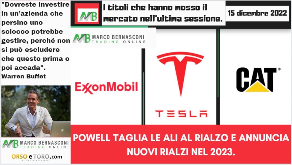 I titoli che hanno mosso il mercato usa il 14 dicembre 2022