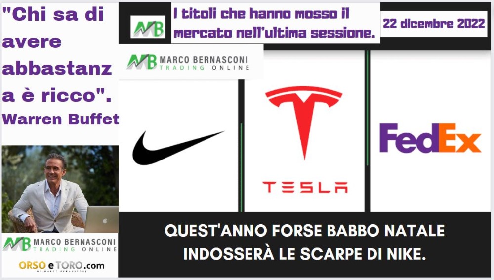 I titoli che hanno mosso il mercato usa il 21 dicembre 2022