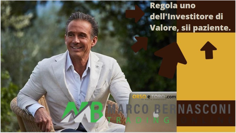 Regola uno dell'Investitore di Valore, sii paziente.