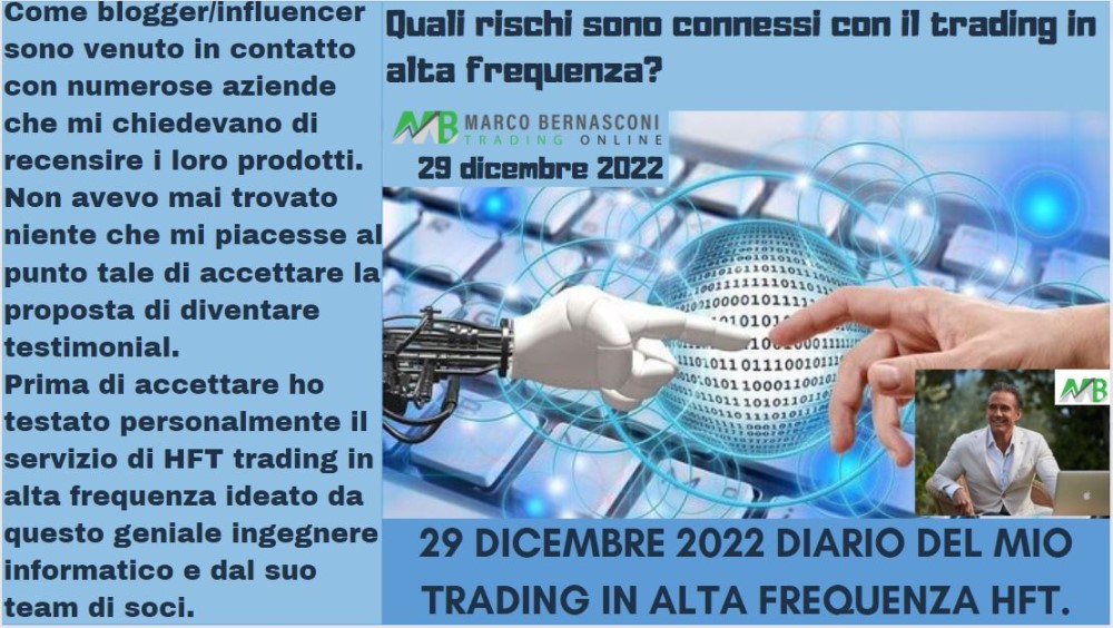 Quali rischi sono connessi con il trading in alta frequenza.