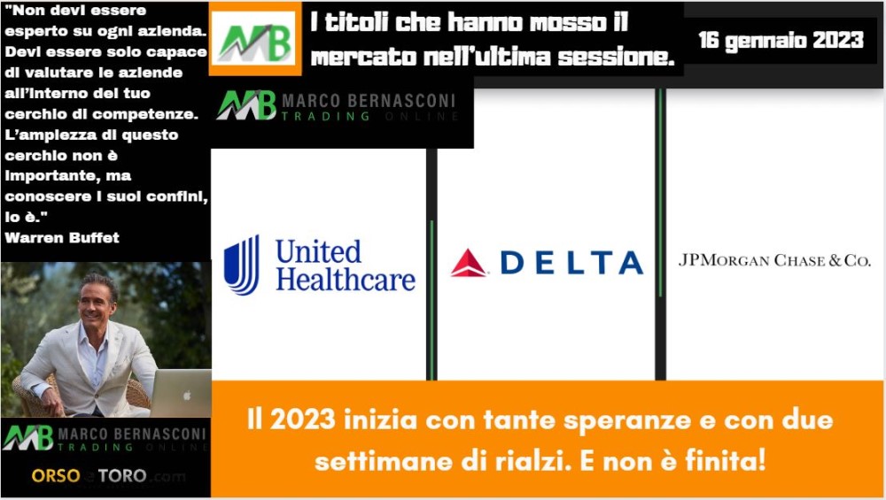 I titoli che hanno mosso il mercato usa il 13 gennaio 2023