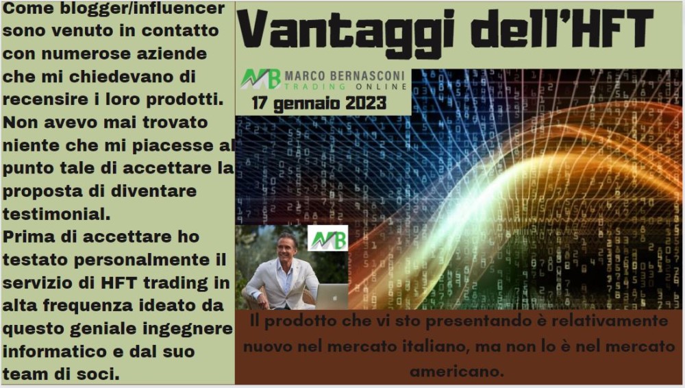 Vantaggi dell'HFT - Trading in Alta Frequenza