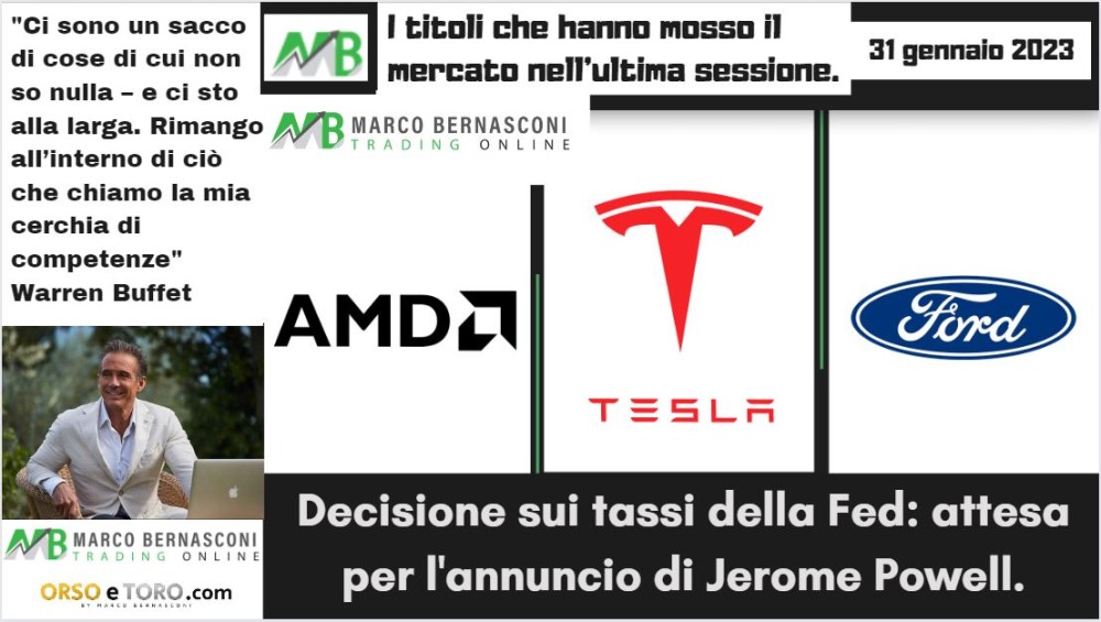 I titoli che hanno mosso il mercato usa il 30 gennaio 2023