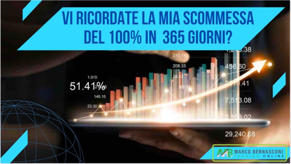 Scommessa del 100% in 365 giorni.