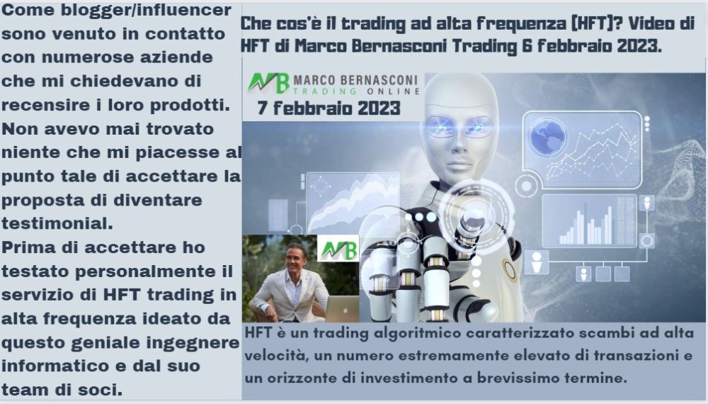 Che cos'è il trading ad alta frequenza (HFT)? Video di HFT di Marco Bernasconi Trading 6 febbraio 2023