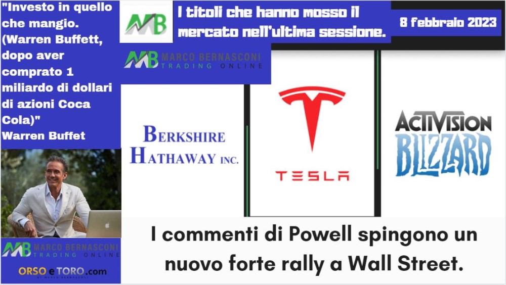 I titoli che hanno mosso il mercato usa l'8 febbraio 2023