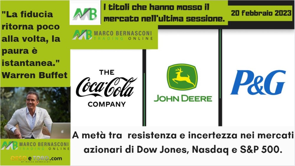 I titoli che hanno mosso il mercato usa il 17 febbraio 2023