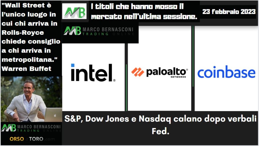 I titoli che hanno mosso il mercato usa il 22 febbraio 2023