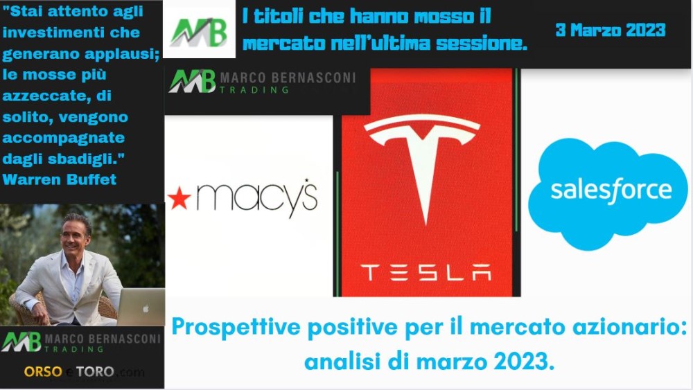 I titoli che hanno mosso il mercato usa il 2 marzo 2023