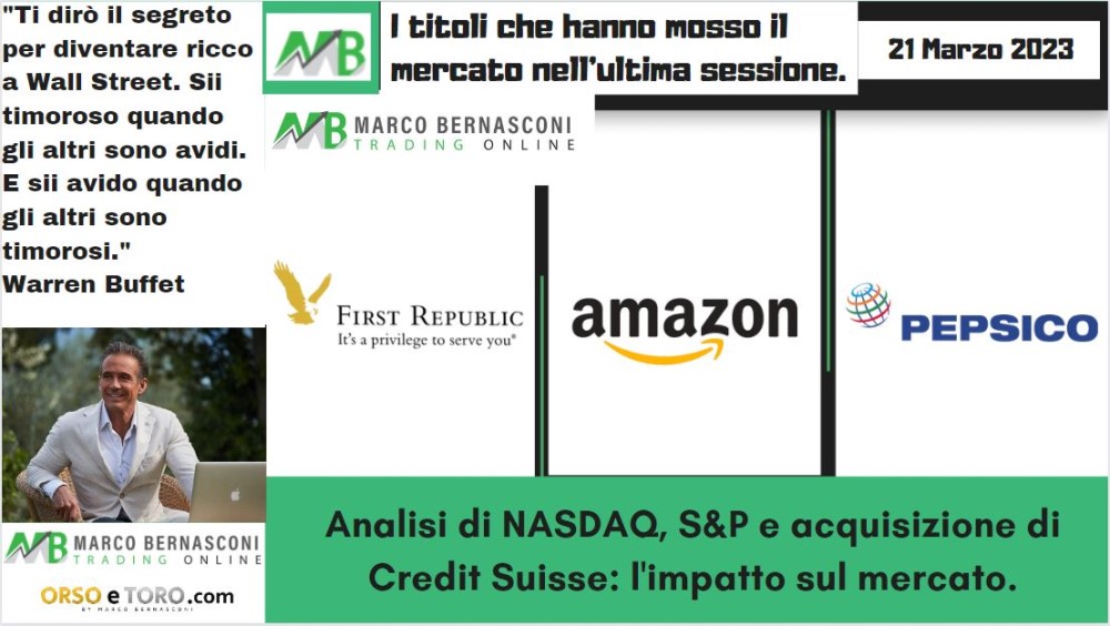 I titoli che hanno mosso il mercato usa il 20 marzo 2023