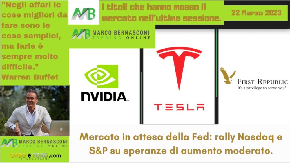 I titoli che hanno mosso il mercato usa il 21 marzo 2023