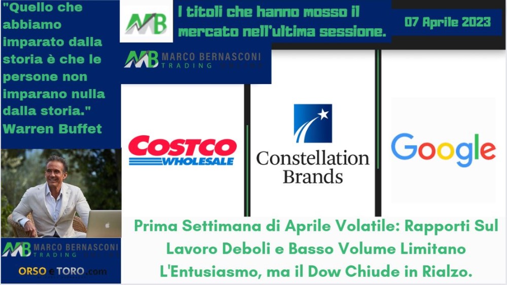 I titoli che hanno mosso il mercato usa il 6 aprile 2023