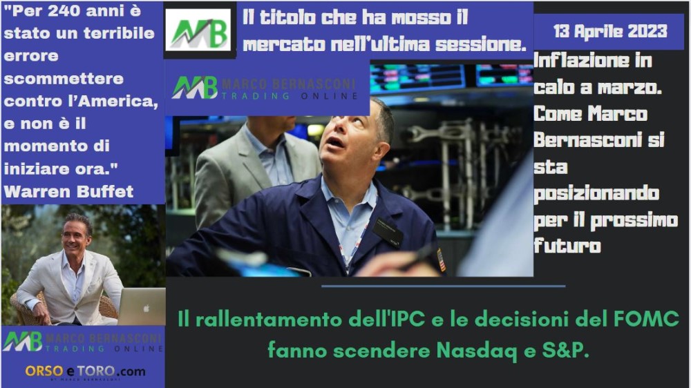 Inflazione in calo a marzo. Come Marco Bernasconi si sta posizionando per il prossimo futuro