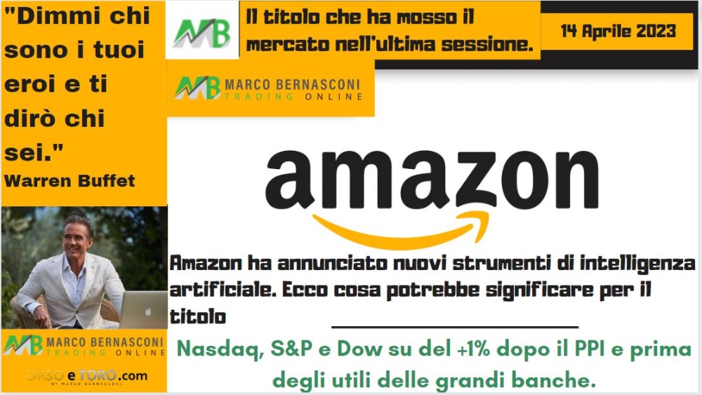 Il titolo che ha mosso il mercato usa il 14 aprile 2023