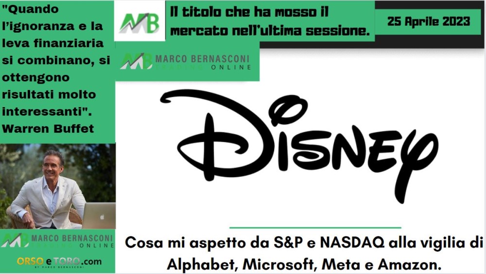 Il titolo che ha mosso il mercato usa il 24 aprile 2023