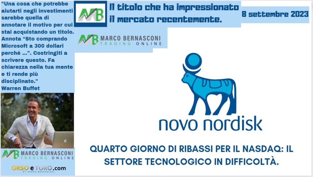 Il titolo che ha mosso il mercato usa il 7 settembre 2023