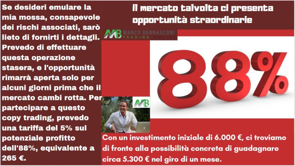 Occasione Esclusiva: Un'Operazione dal Potenziale di Rendimento dell'88% ti Aspetta!