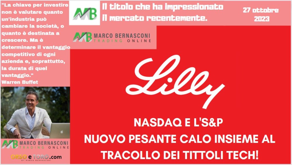 Il titolo che ha mosso il mercato usa il 27 ottobre 2023