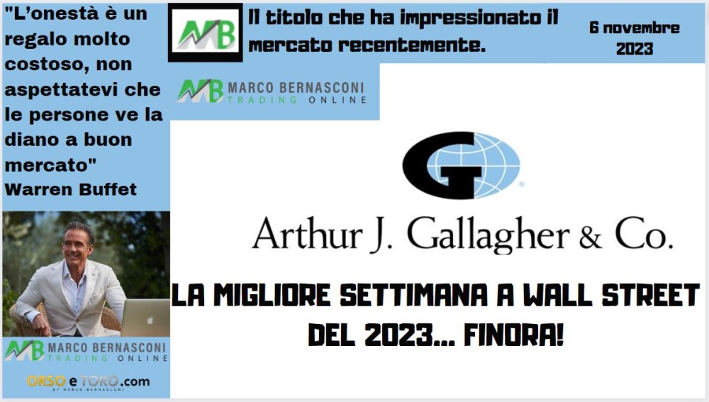 Il titolo che ha mosso il mercato usa il 6 novembre 2023