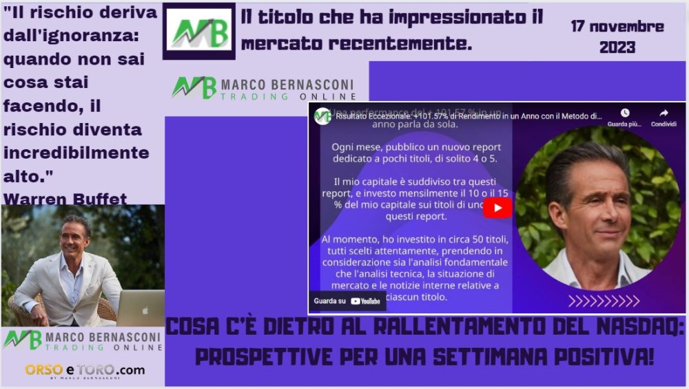 Cosa C'è Dietro al Rallentamento del Nasdaq: Prospettive per una Settimana Positiva!