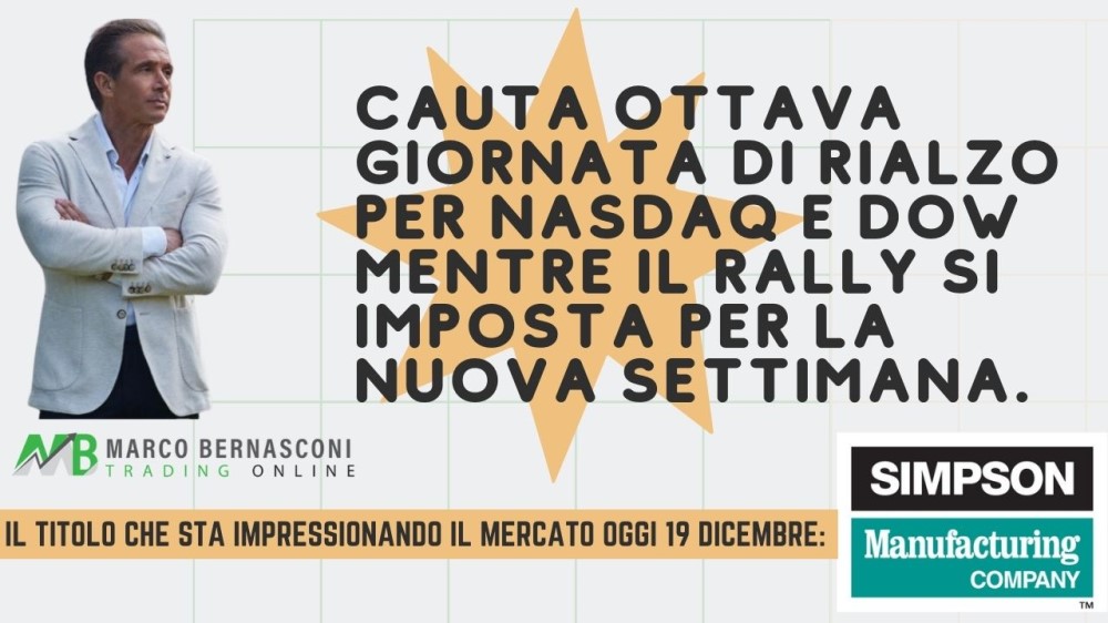 Il titolo che sta impressionando il mercato oggi 19 Dicembre