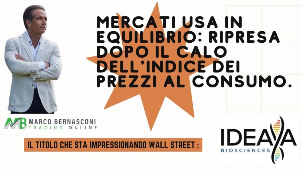 Mercati USA in Equilibrio Ripresa Dopo il Calo dell'Indice dei Prezzi al Consumo.