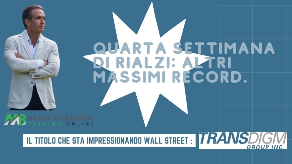 Quarta Settimana di Rialzi Altri Massimi Record.