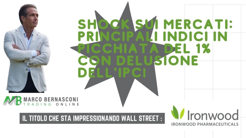 Shock sui Mercati Principali Indici in Picchiata del 1% con Delusione dell'IPC!