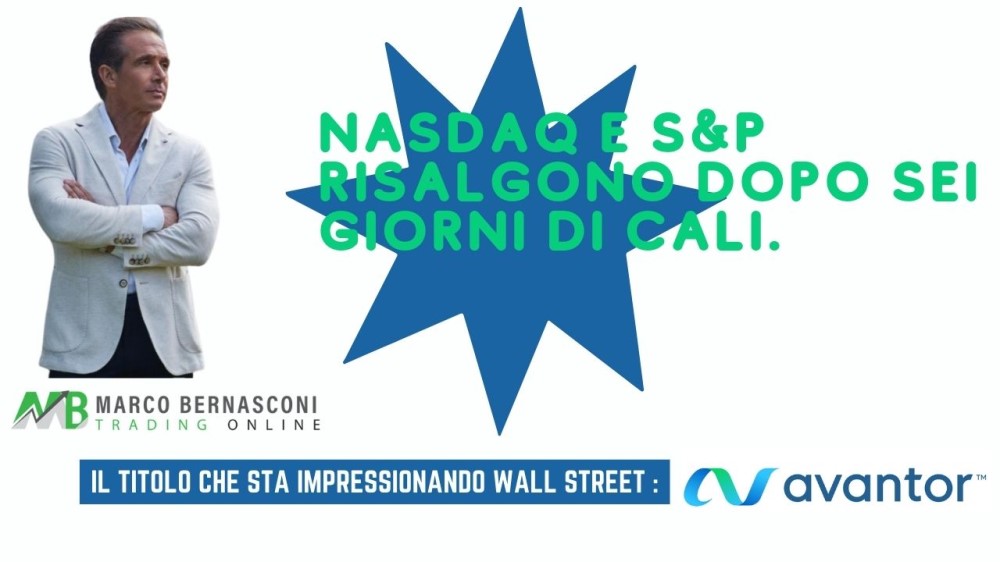 NASDAQ e S&P risalgono dopo sei giorni di cali.