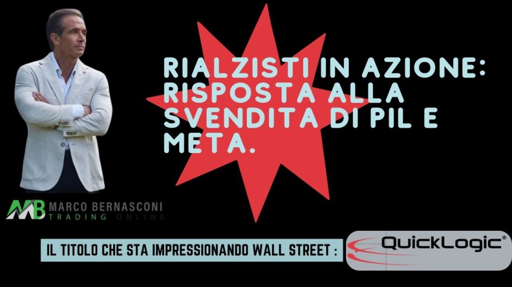 Rialzisti in azione risposta alla svendita di PIL e META.