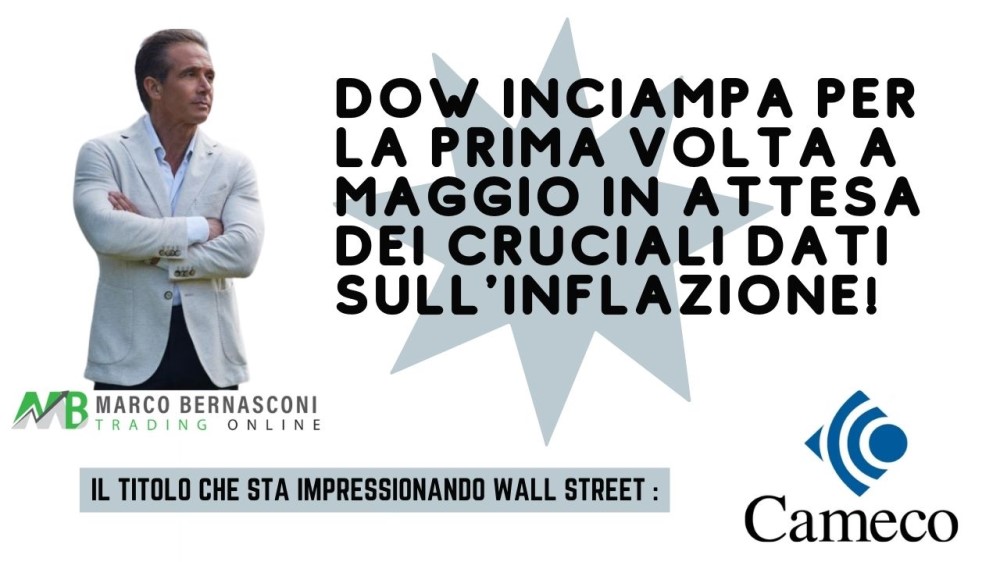Dow Inciampa per la Prima Volta a Maggio in Attesa dei Cruciali Dati sull'Inflazione!