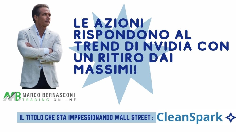 Le azioni rispondono al trend di NVIDIA con un ritiro dai massimi!