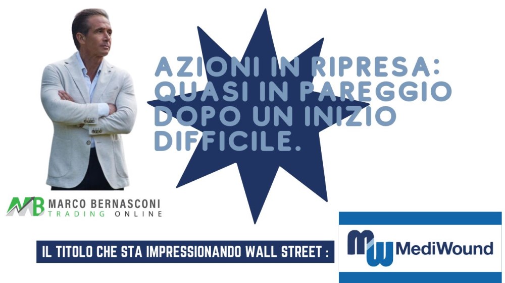 Azioni in Ripresa Quasi In Pareggio Dopo Un Inizio Difficile.