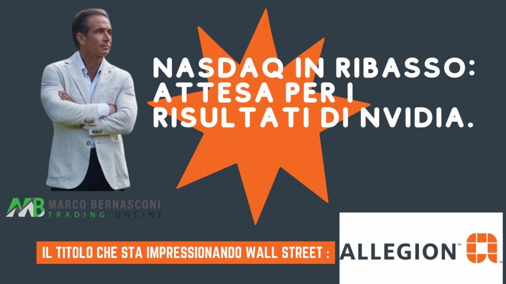 NASDAQ in Ribasso Attesa per i Risultati di NVIDIA.