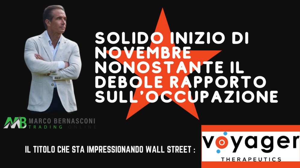 Solido inizio di novembre nonostante il debole rapporto sull'occupazione