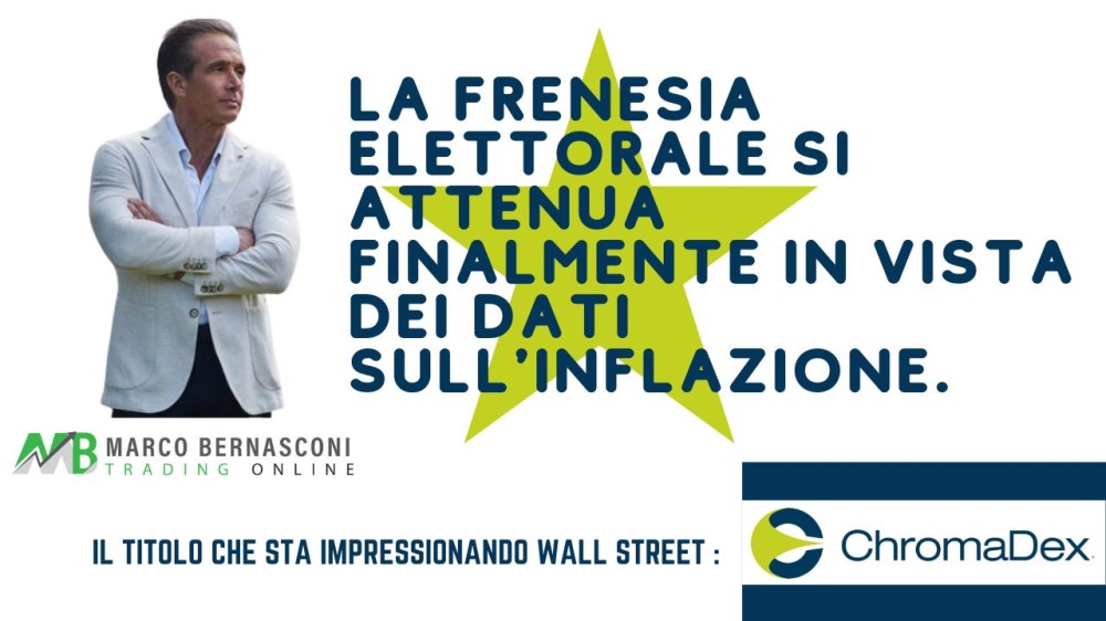 La frenesia elettorale si attenua finalmente in vista dei dati sull'inflazione.