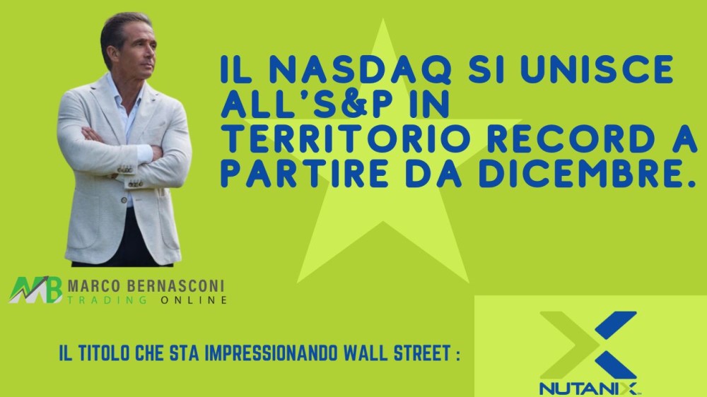 Il NASDAQ si unisce all'S&P in territorio record a partire da dicembre.
