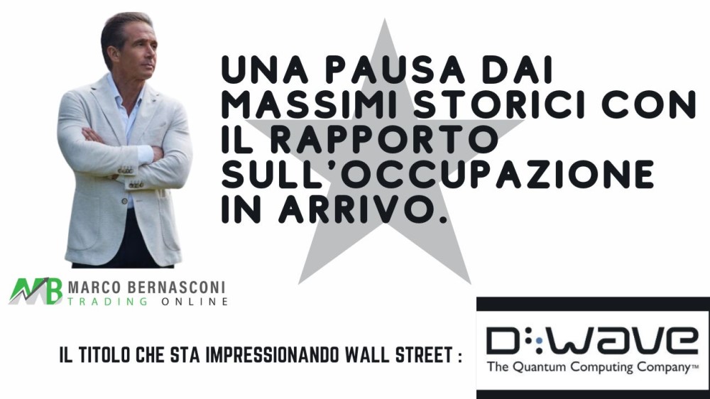 Una pausa dai massimi storici con il rapporto sull'occupazione in arrivo.